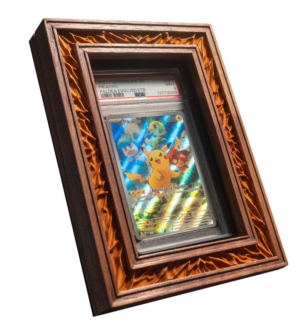 The Reliquary display, blaze, side view